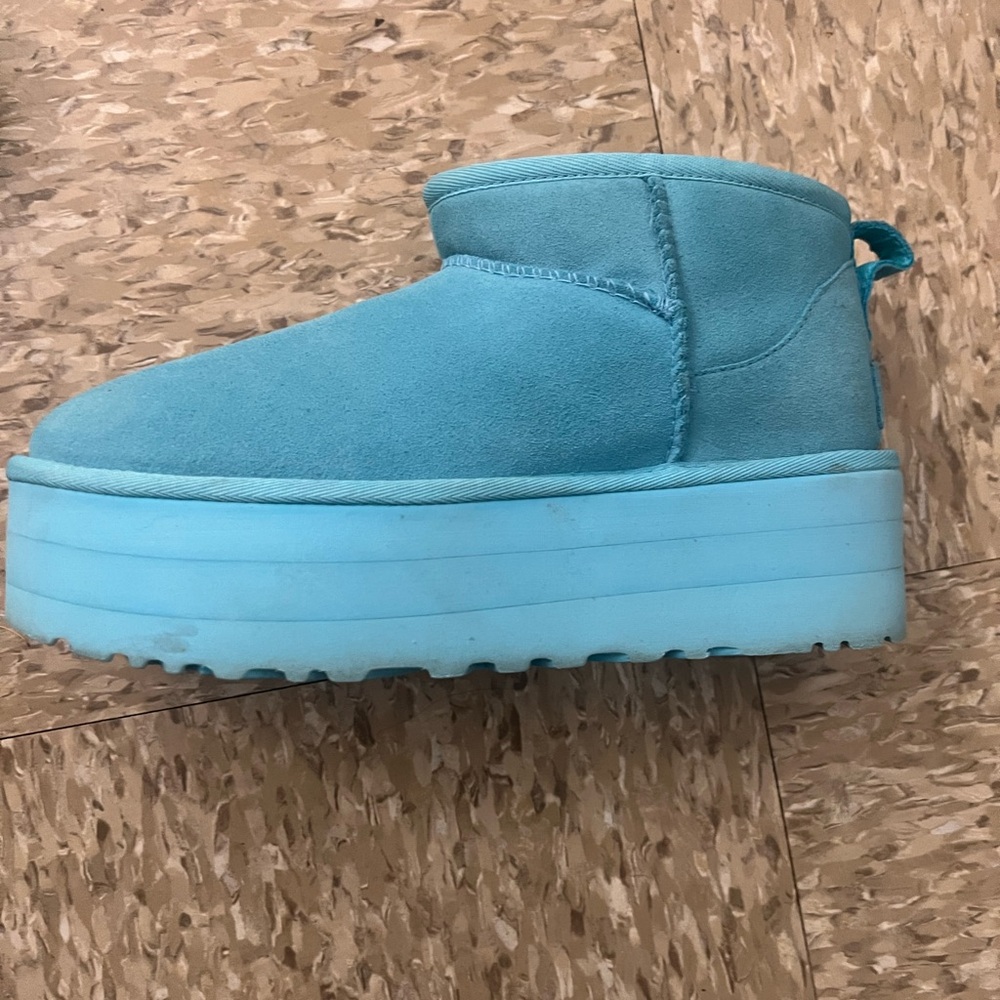UGG Blue Platform Winter Boots